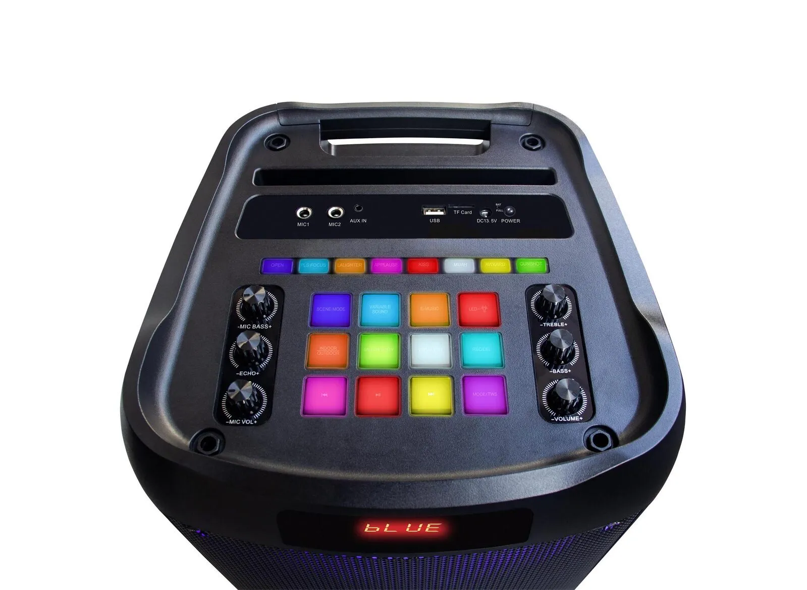 120w Large Powerful Portable Party Speaker with LED Lights RMS