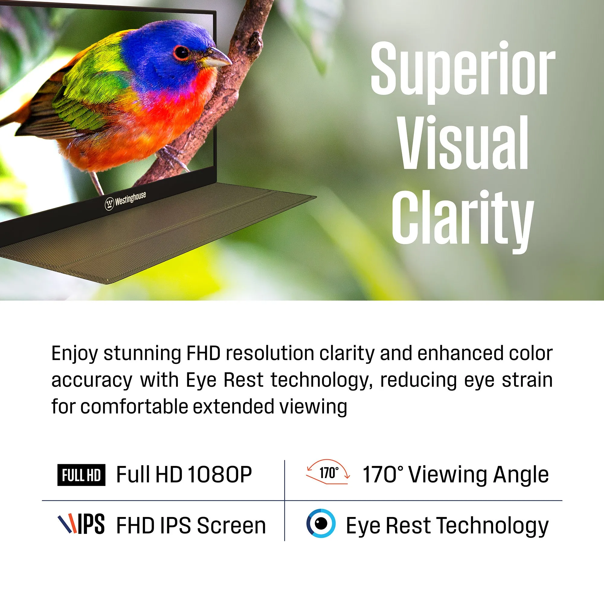 15.6" Portable Monitor for Laptop & Travel
