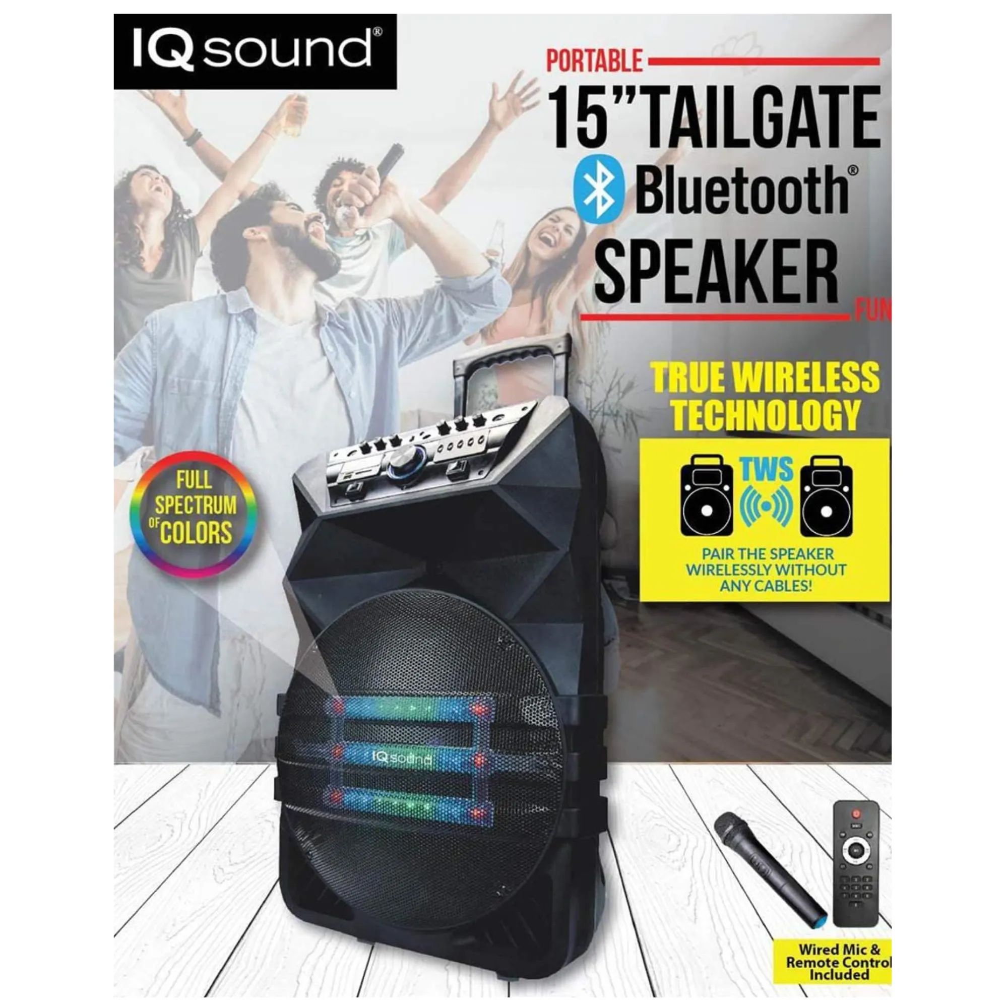15" Professional Speaker With True Wireless Technology