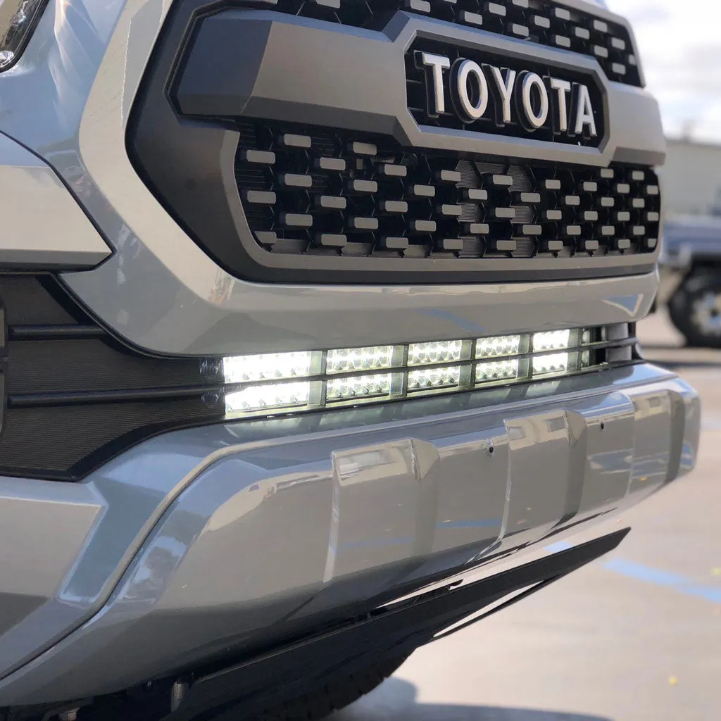 16  Toyota Tacoma 32" LED Bar Lower Bumper Hidden Mounts Combo Kit
