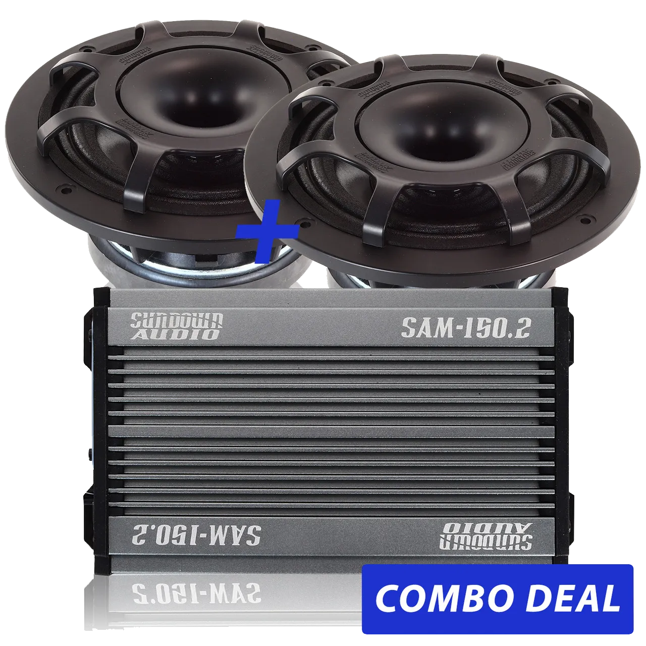 2 BPS-6.5" Powersports Speakers & 1 SAM-150.2 Combo Deal