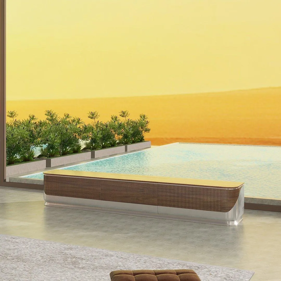 2024 New VIVIDSTORM Fully Concealed Premium Motorized Laser TV Cabinet DUNE-Limited Edition
