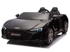 24V Audi R8 Spyder 2 Seater Ride on Car for Kids - Black