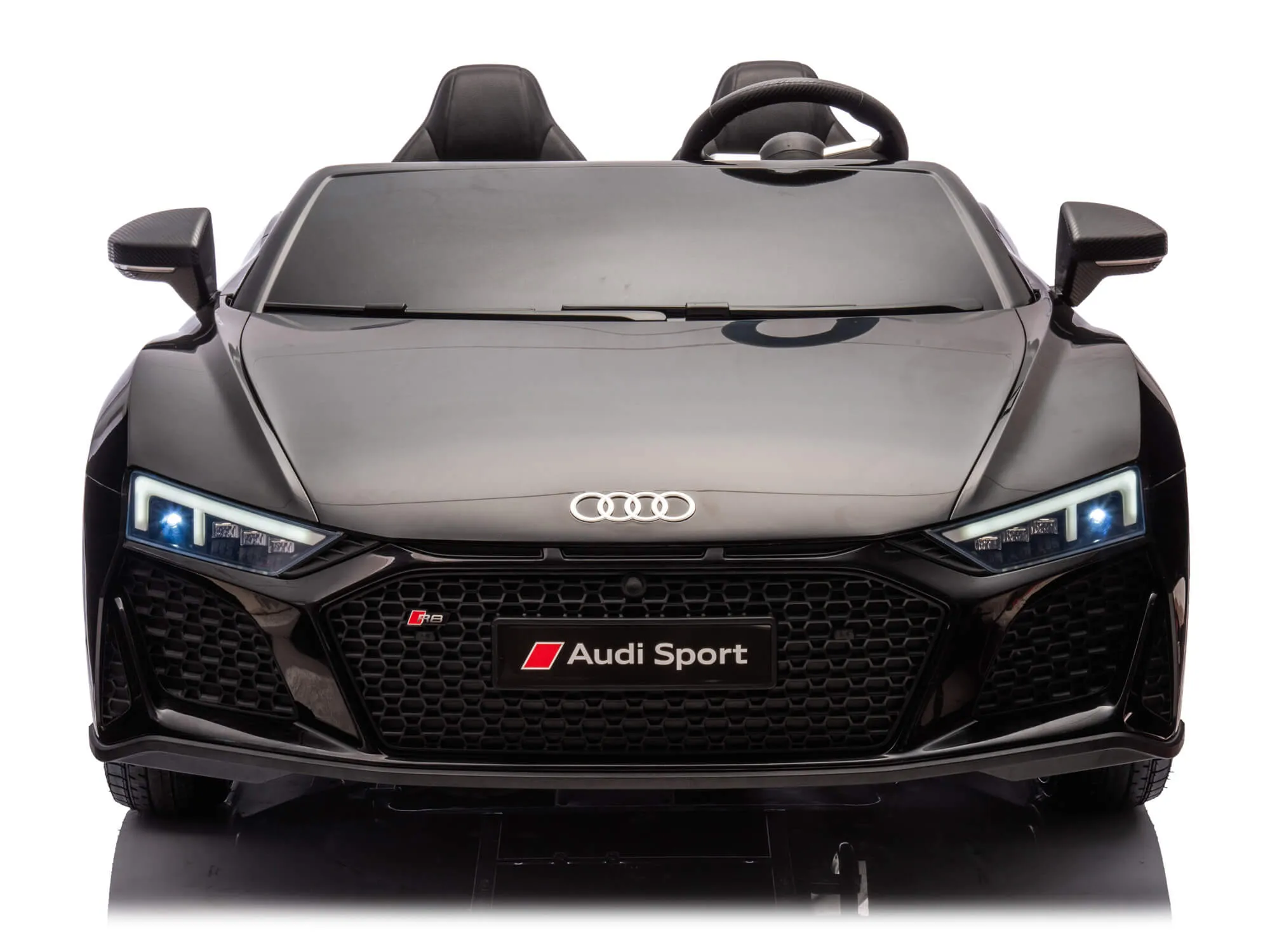 24V Audi R8 Spyder 2 Seater Ride on Car for Kids - Black