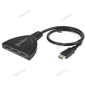 3 In 1 Out Port HDMI Auto Switch Splitter Switcher HUB 1080P Cable for HDTV XBOX PS3 ECACB-497834
