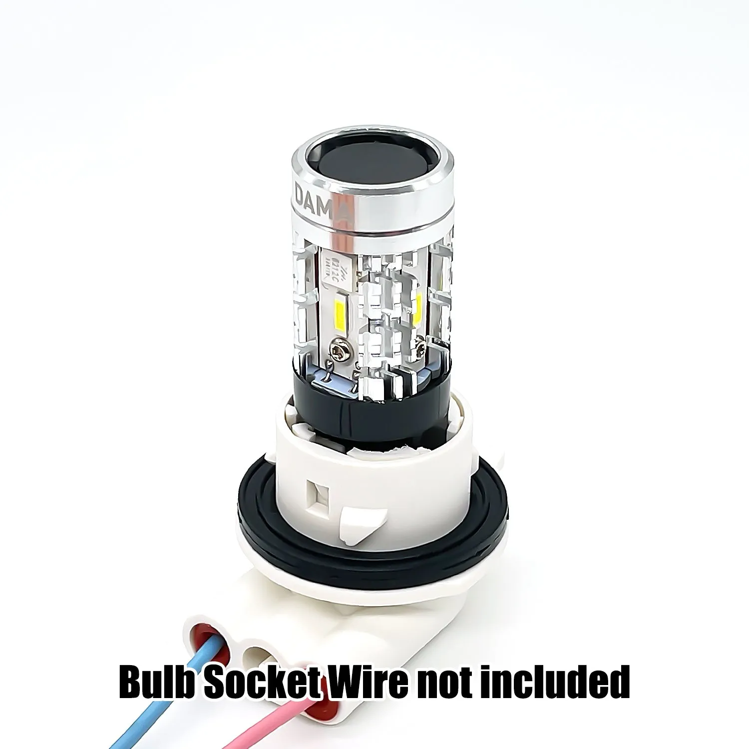 3156: DAMA High Power White / Amber LED Bulbs w/ CANbus | Pack of 2