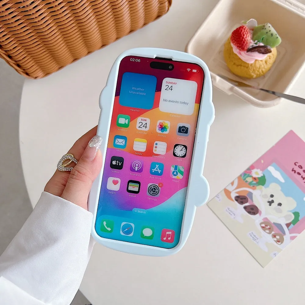 3D Silicone Bear Soft Phone Case - iPhone 16 Pro
