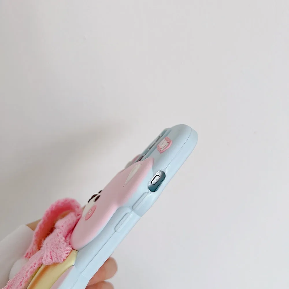 3D Silicone Bear Soft Phone Case - iPhone 16 Pro