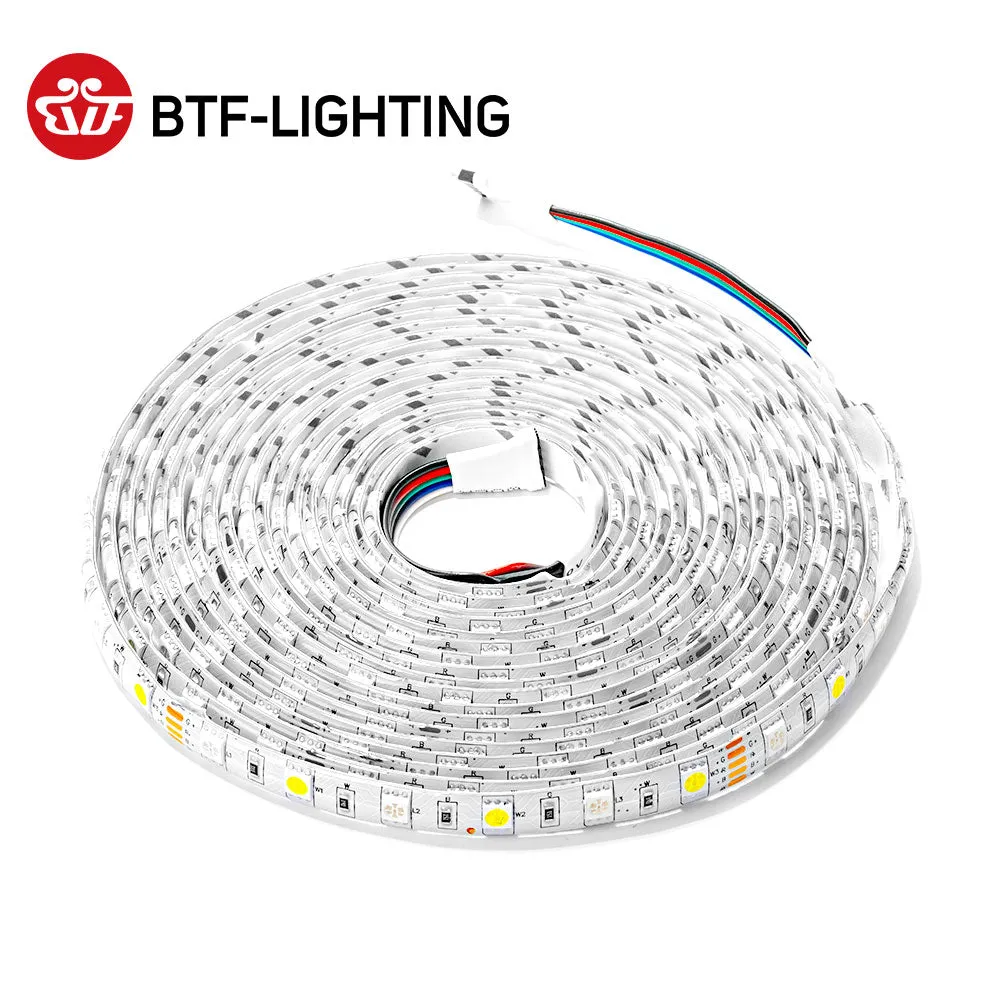5m 60led/M 300 leds SMD 5050 Mixed Color RGBW RGB   (Warm/Cool White) RGBWW RGBCW 5pin DC12V IP30/IP65/IP67