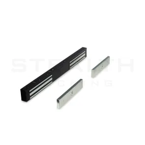 ACC2203DS Stealth Black Double Slimline Monitored with Door Status Maglock