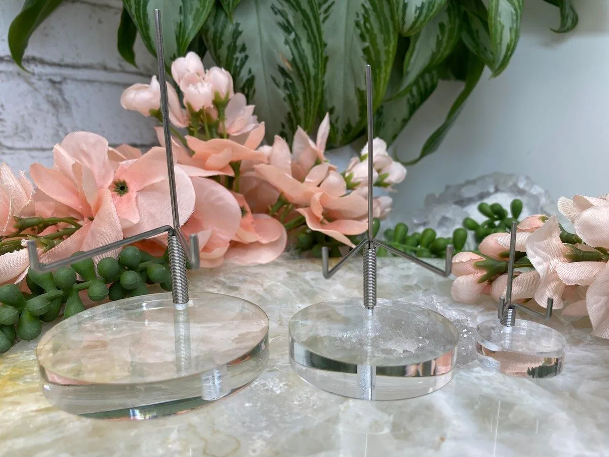 Acrylic Metal Arm Stand
