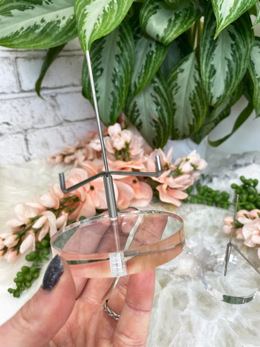 Acrylic Metal Arm Stand