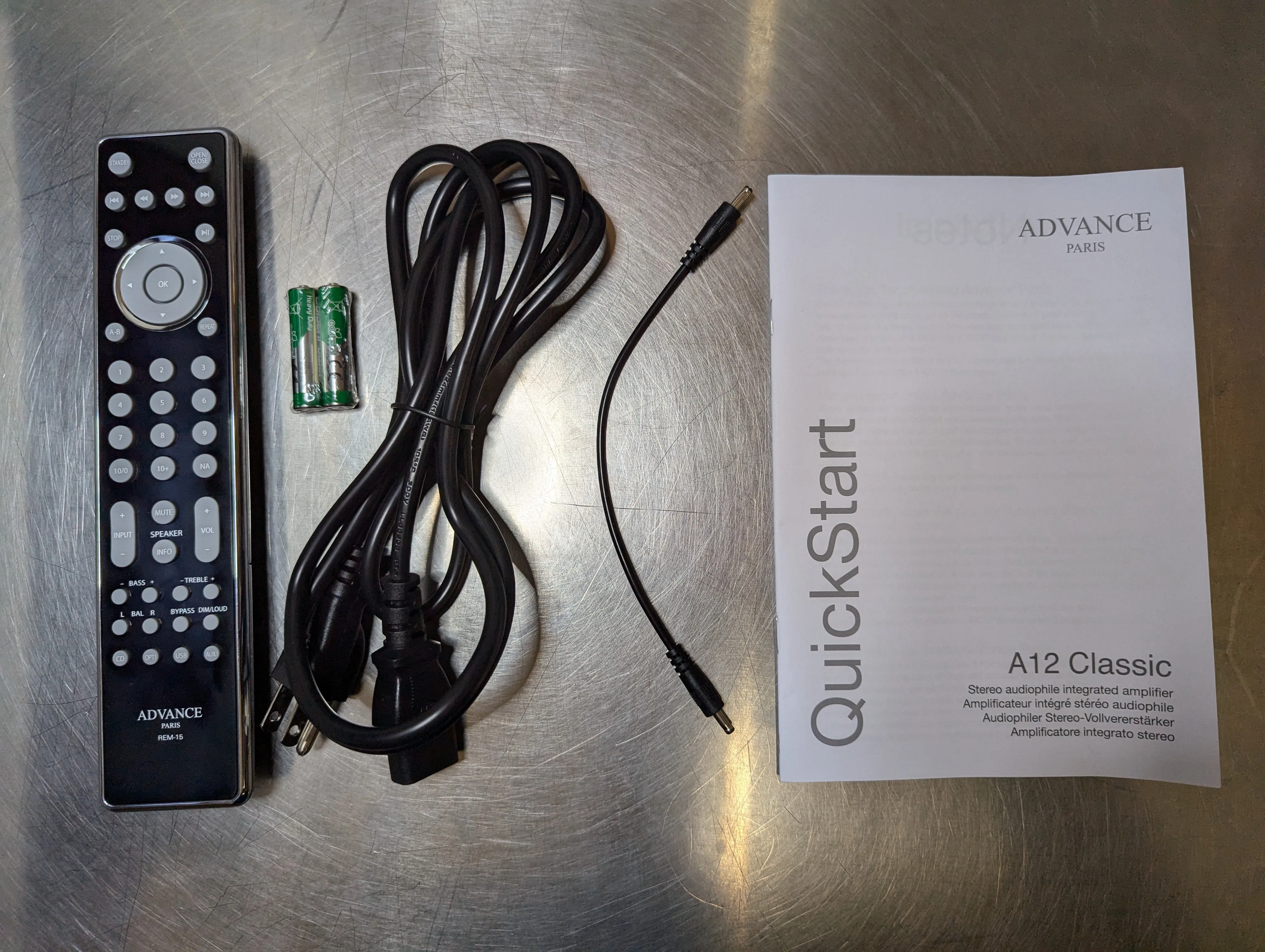 Advance Paris A12 Classic Integrated Amplifier - Open Box REVIEW SAMPLE