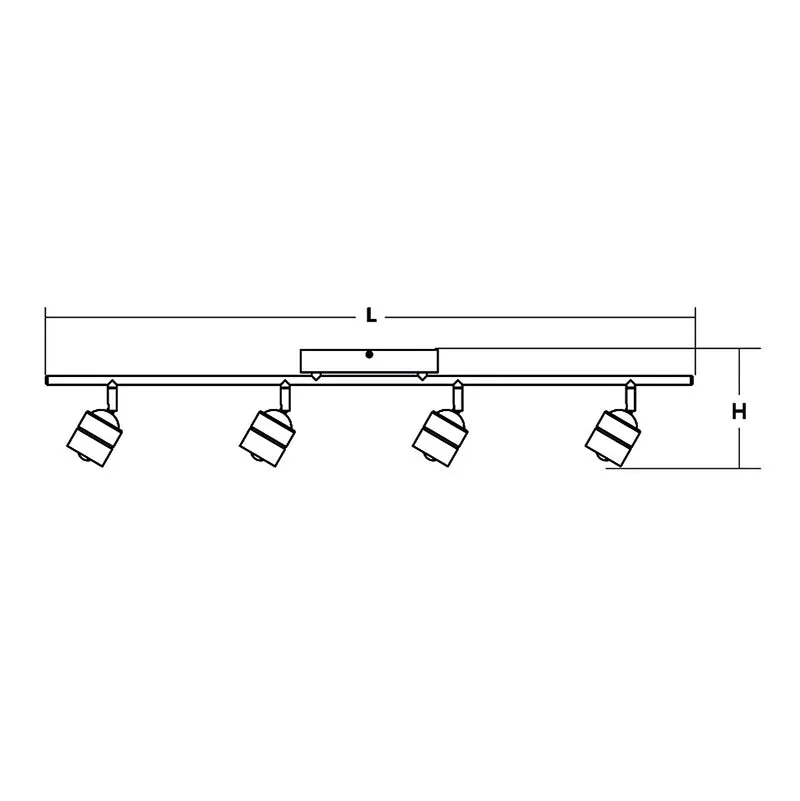 AFX CRRF4450L30 CRRF Series Core 4-lt 36" LED Fixed Rail