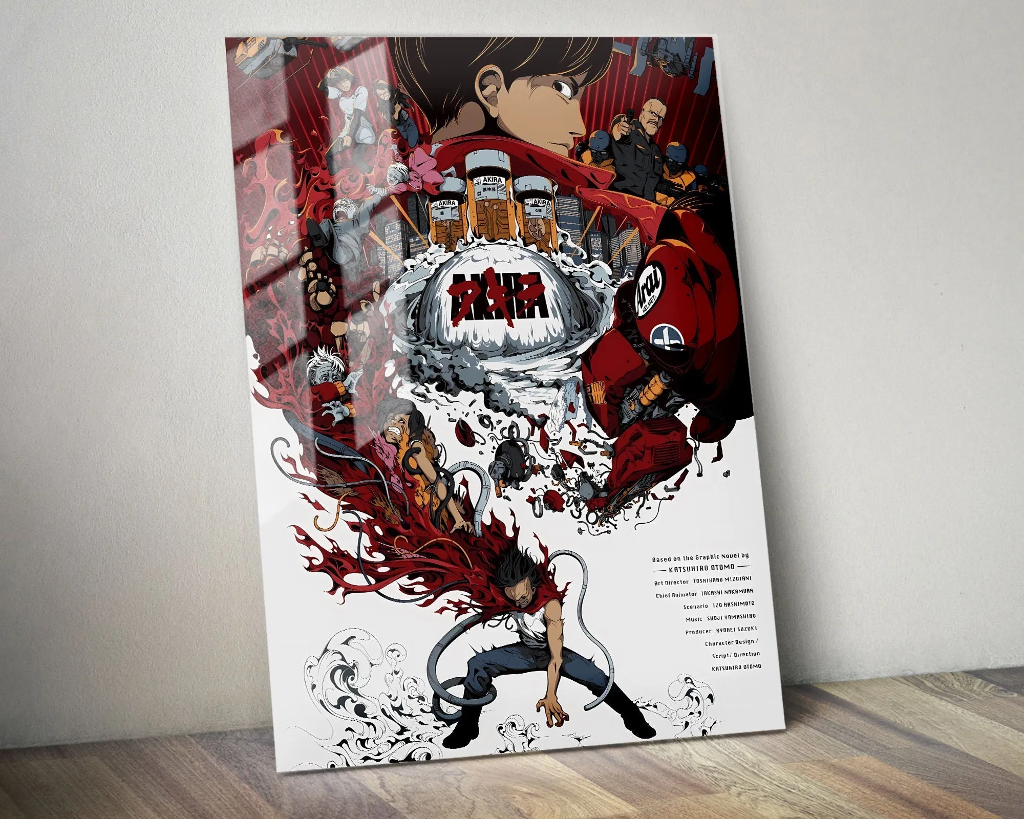 Akira Cover Metal Poster