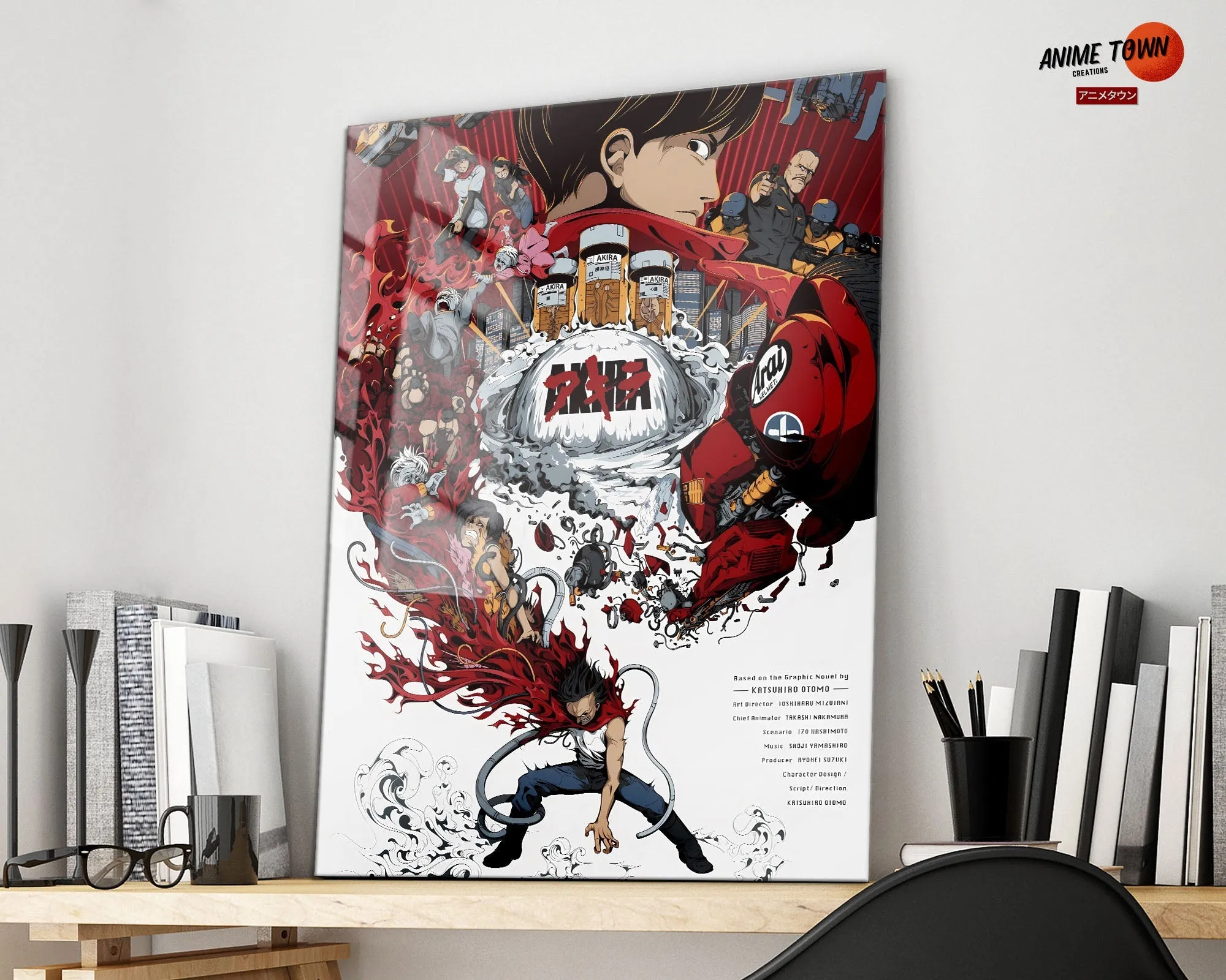 Akira Cover Metal Poster