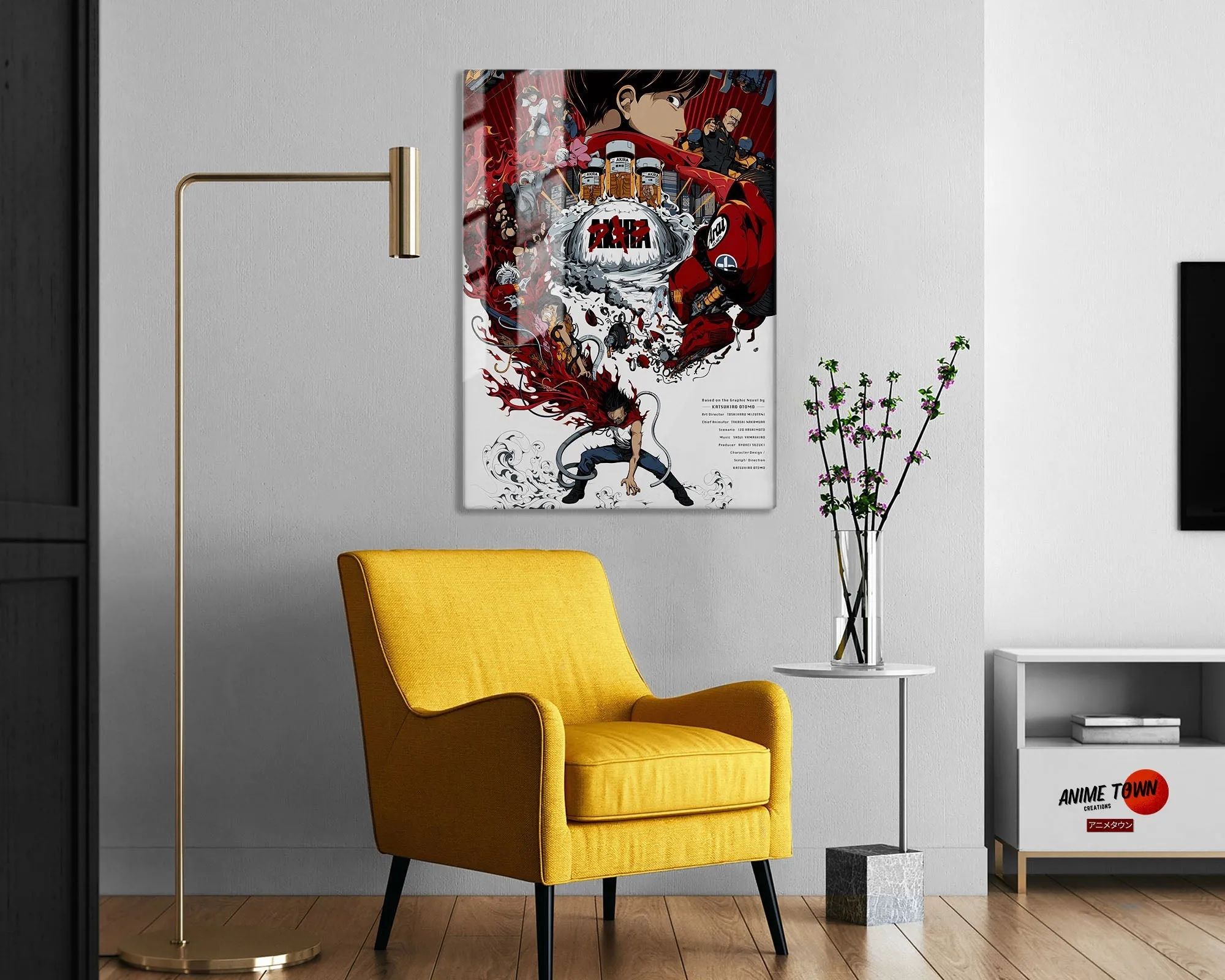 Akira Cover Metal Poster