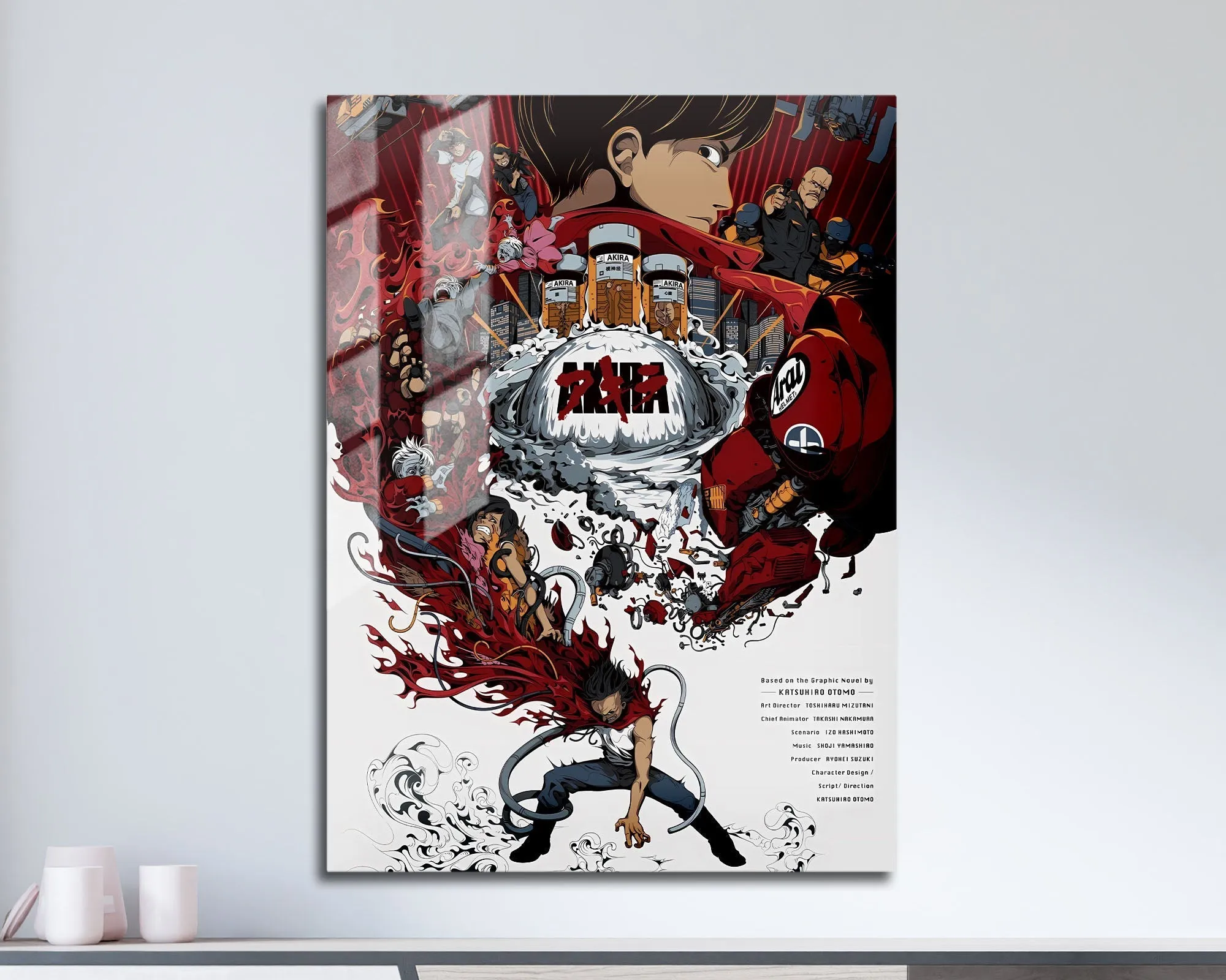 Akira Cover Metal Poster