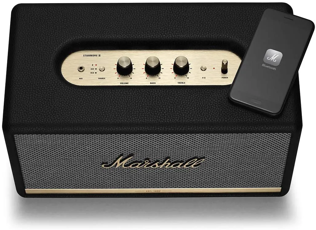 Altavoz Stanmore II de Marshall Negro