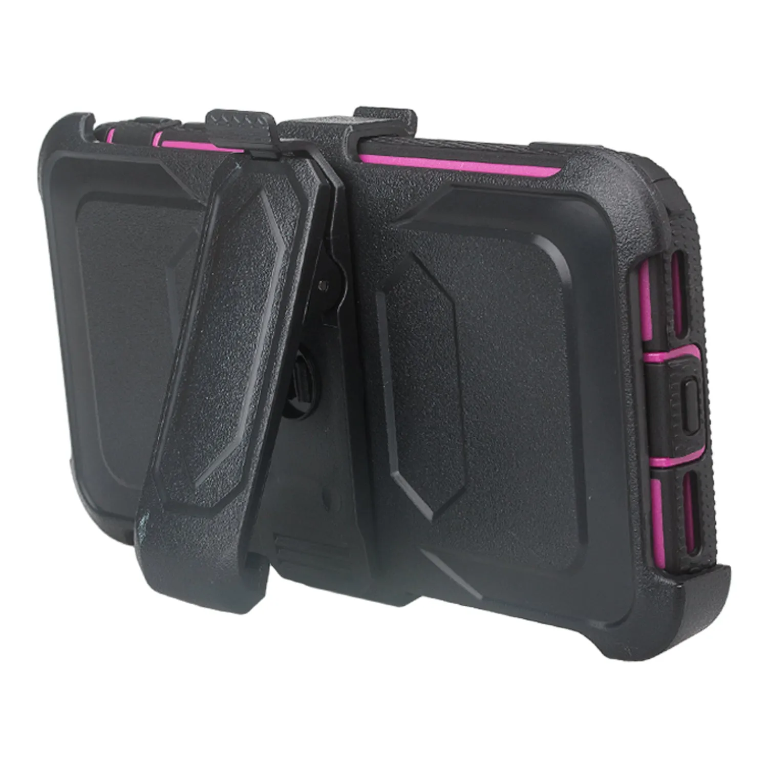 Apple iPhone 11 Pro Max Case, iPhone 11 Pro Max Case, Triple Protection 3-1 w/ Built in Screen Protector Heavy Duty Holster Shell Combo Case - Purple