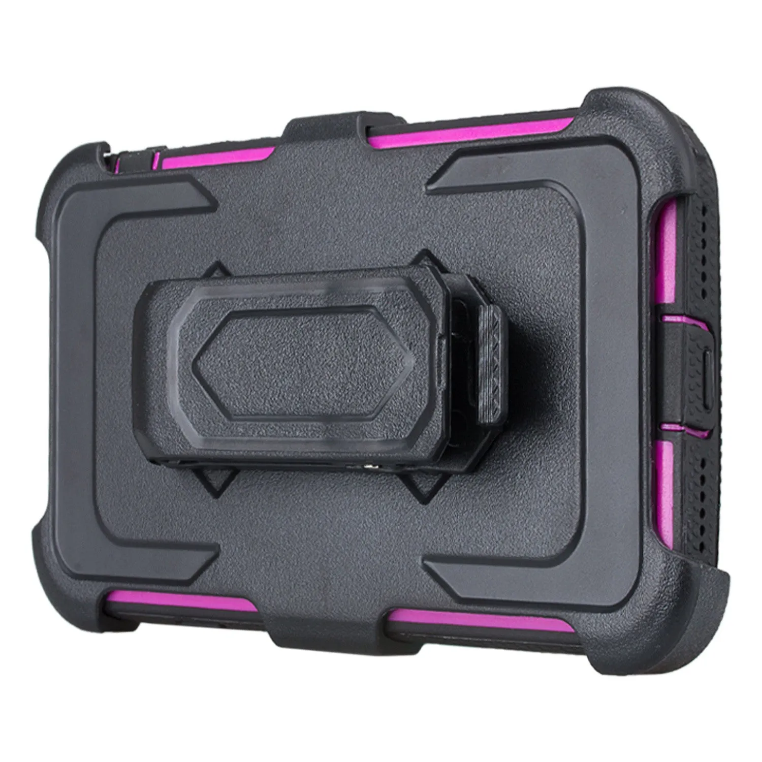 Apple iPhone 8 Case, Triple Protection 3-in-1 Heavy Duty Holster Shell Combo Case Cover for iPhone 8 - Purple
