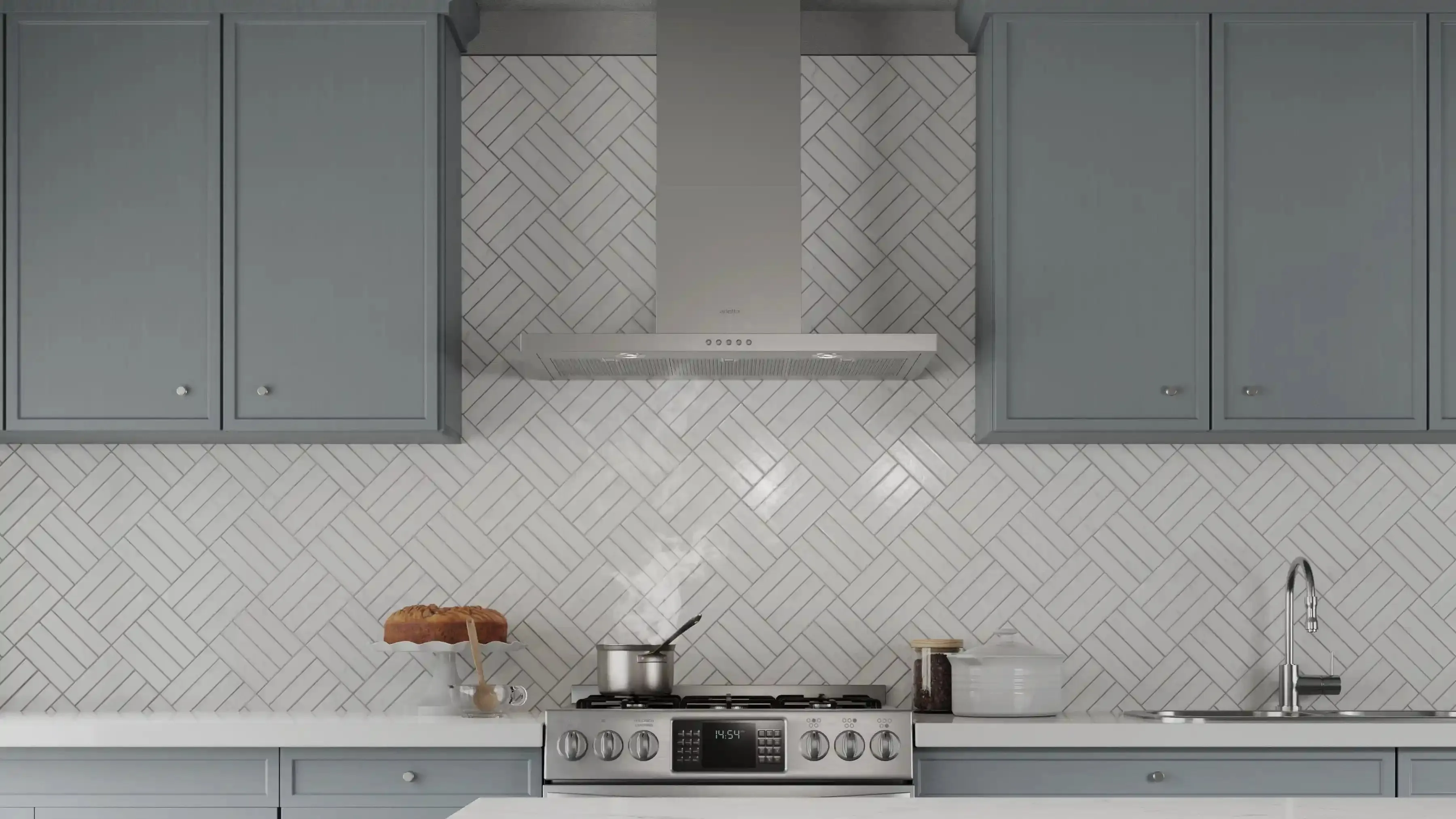 Arietta 36-Inch Toscana 400 CFM Wall Mount Range Hood in Stainless Steel (ATS436SSB)