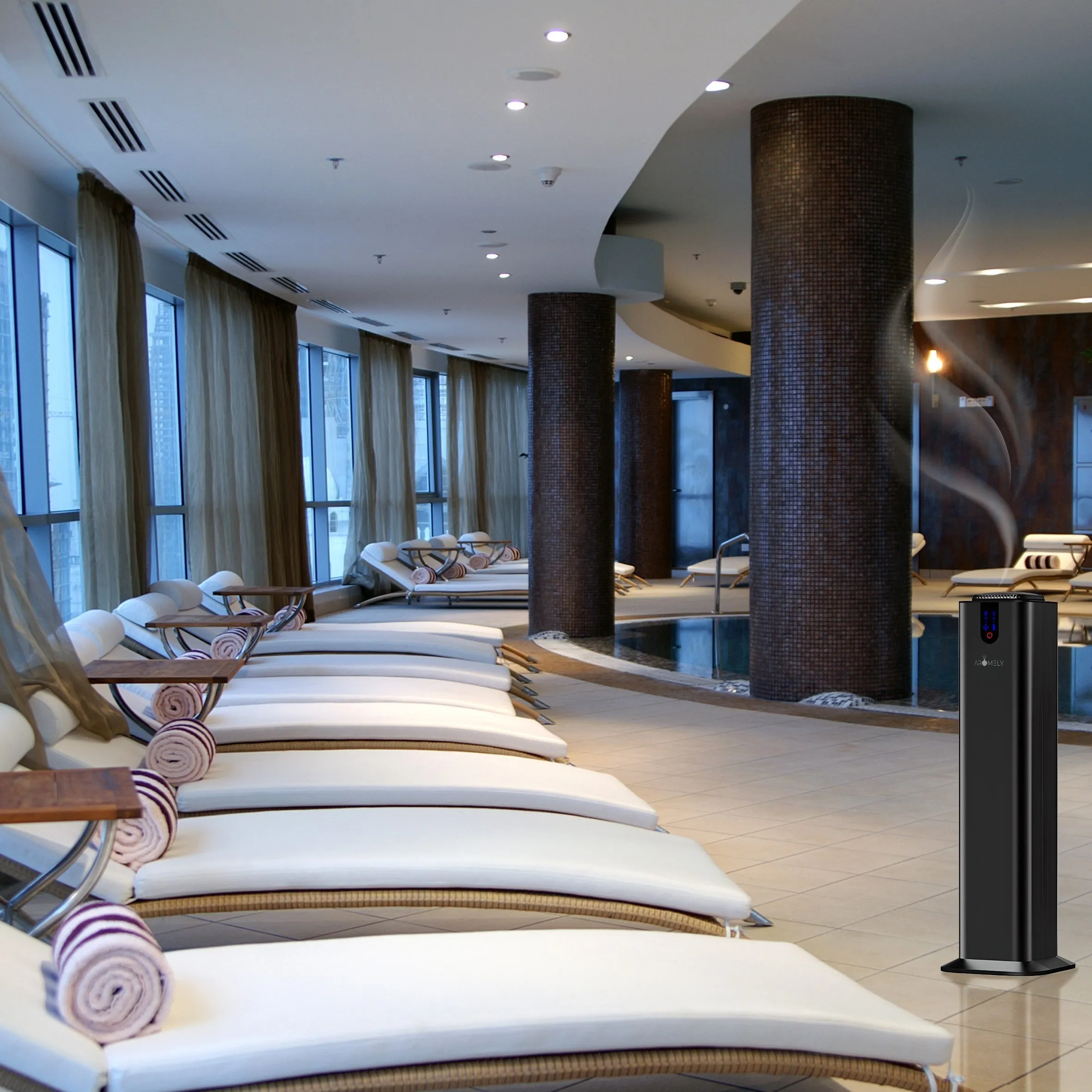 Aromely ARO TOWER - Smart Scent Diffuser Up To 3,000 Sqft. (Open Areas)