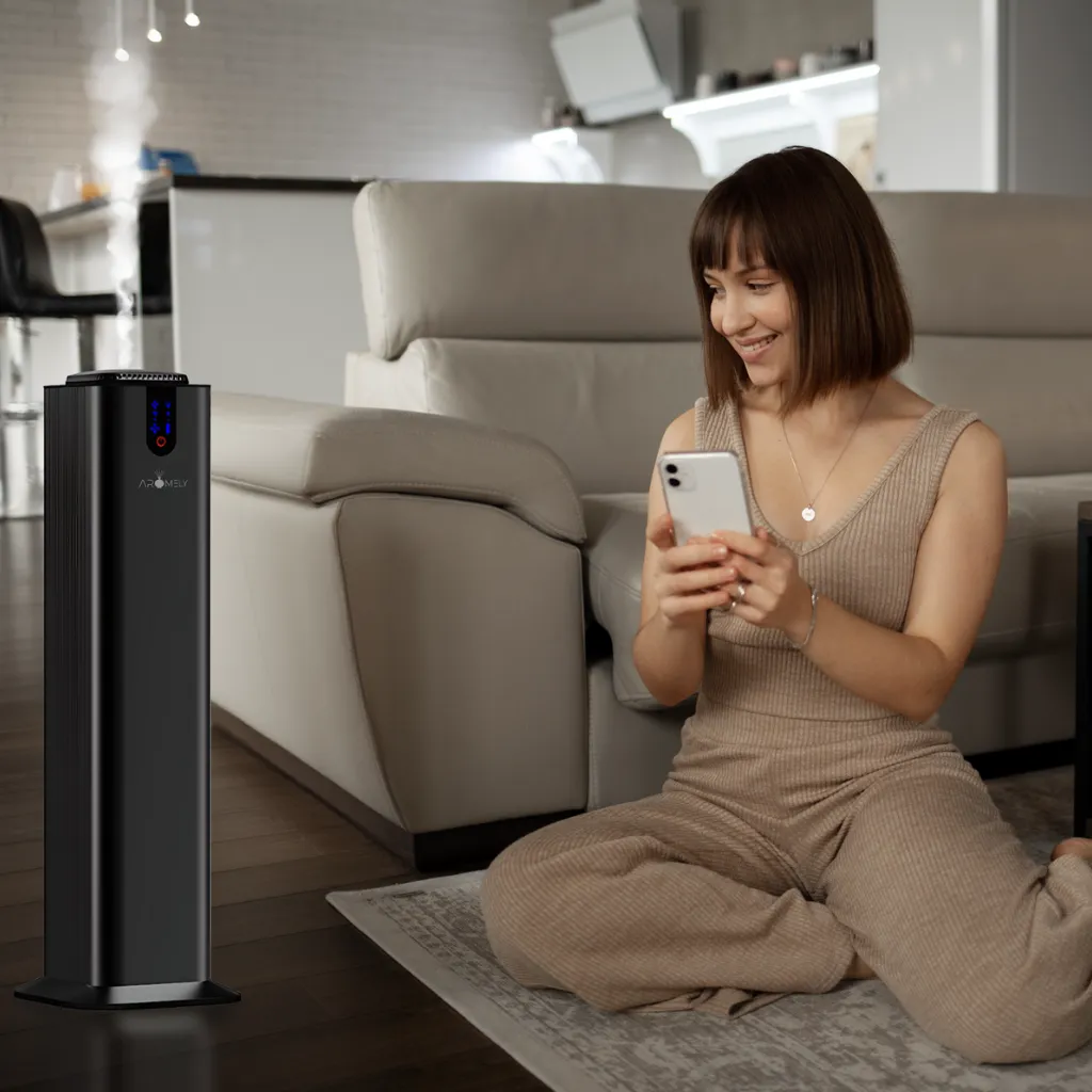 Aromely ARO TOWER - Smart Scent Diffuser Up To 3,000 Sqft. (Open Areas)
