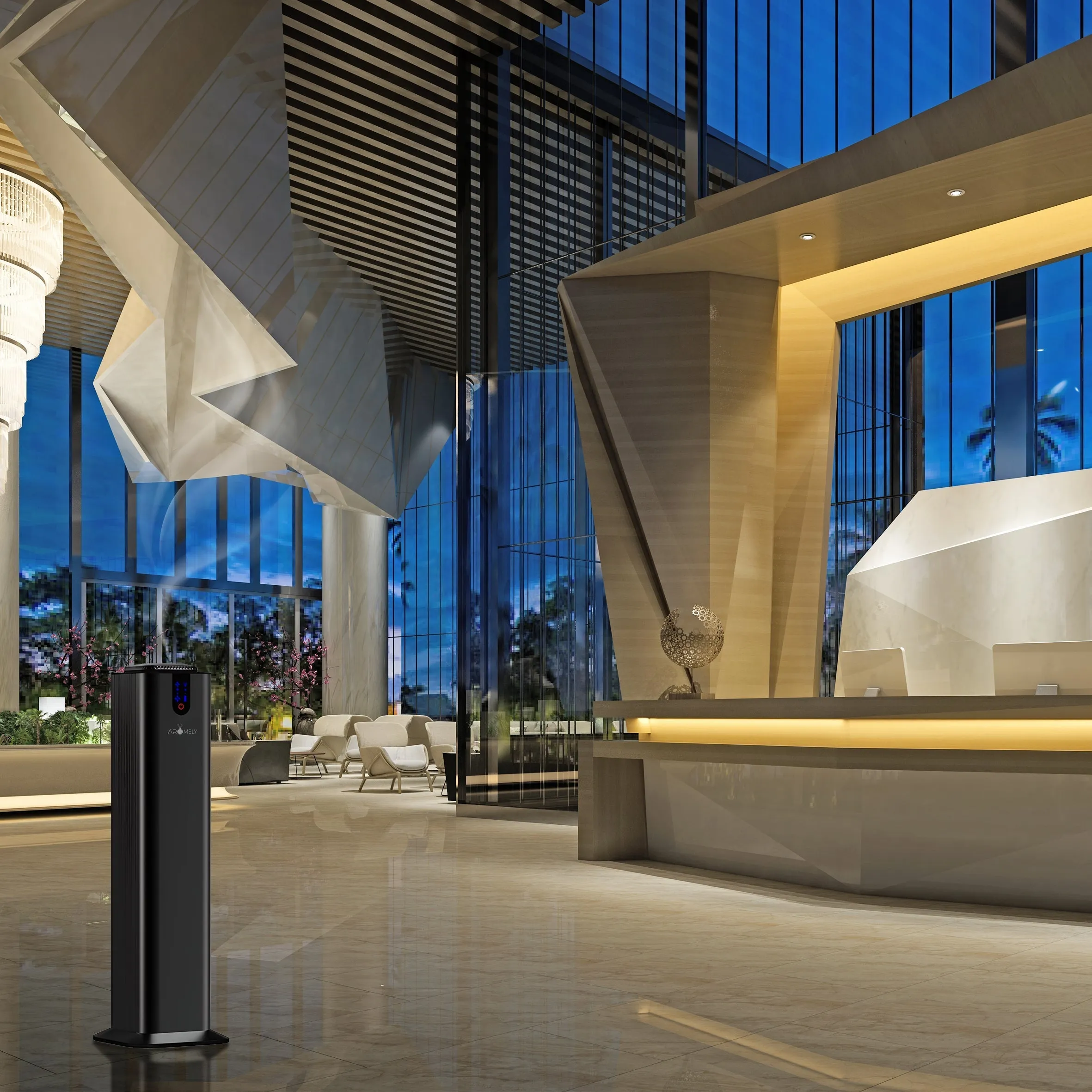 Aromely ARO TOWER - Smart Scent Diffuser Up To 3,000 Sqft. (Open Areas)