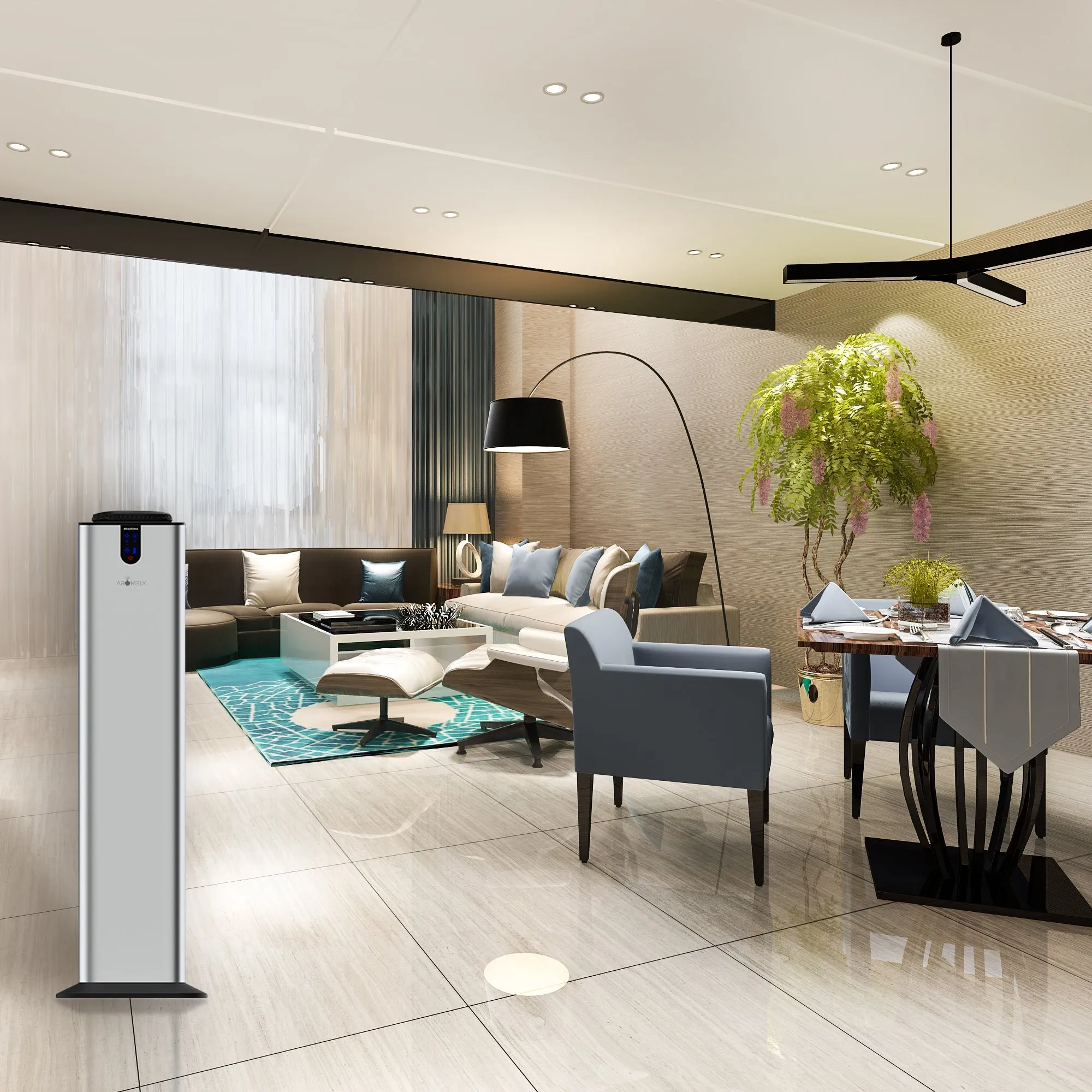 Aromely ARO TOWER - Smart Scent Diffuser Up To 3,000 Sqft. (Open Areas)