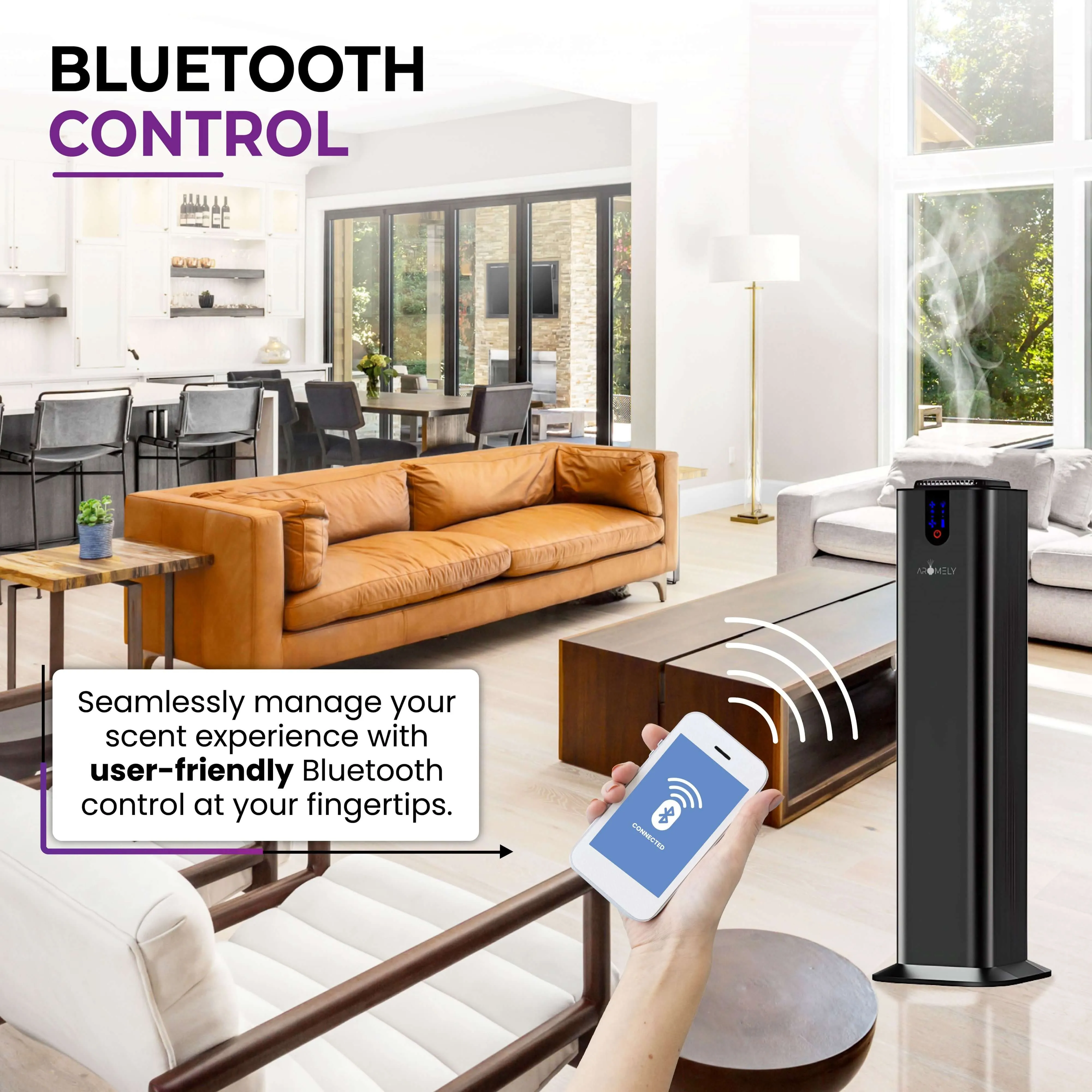 Aromely ARO TOWER - Smart Scent Diffuser Up To 3,000 Sqft. (Open Areas)
