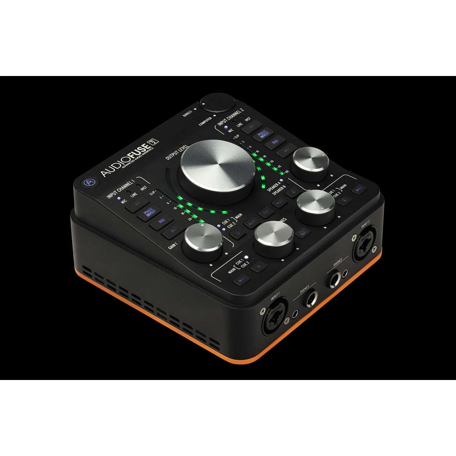 Arturia AUDIOFUSE Rev2 Compact Audio Interface, Black