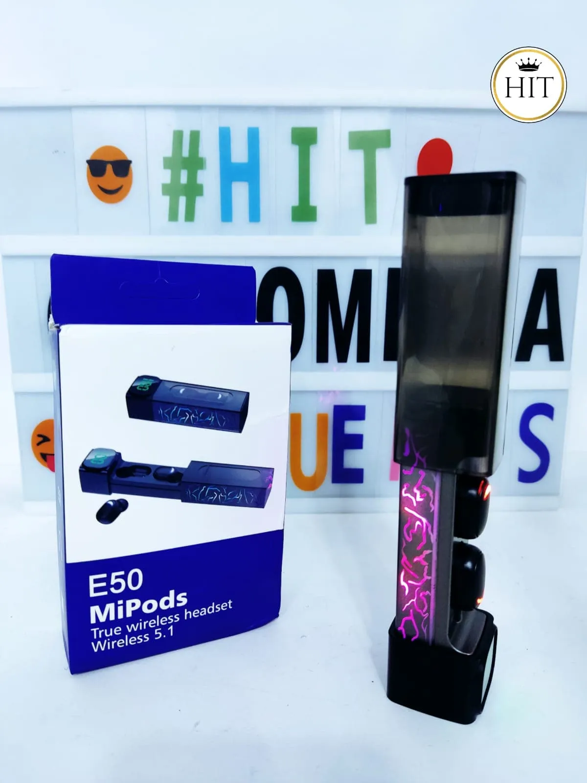 Audífonos Bluetooth E50 MIPODS Con Pantalla