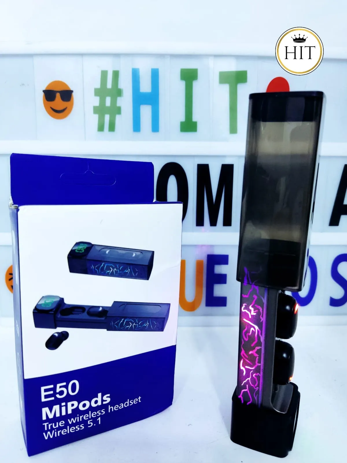 Audífonos Bluetooth E50 MIPODS Con Pantalla