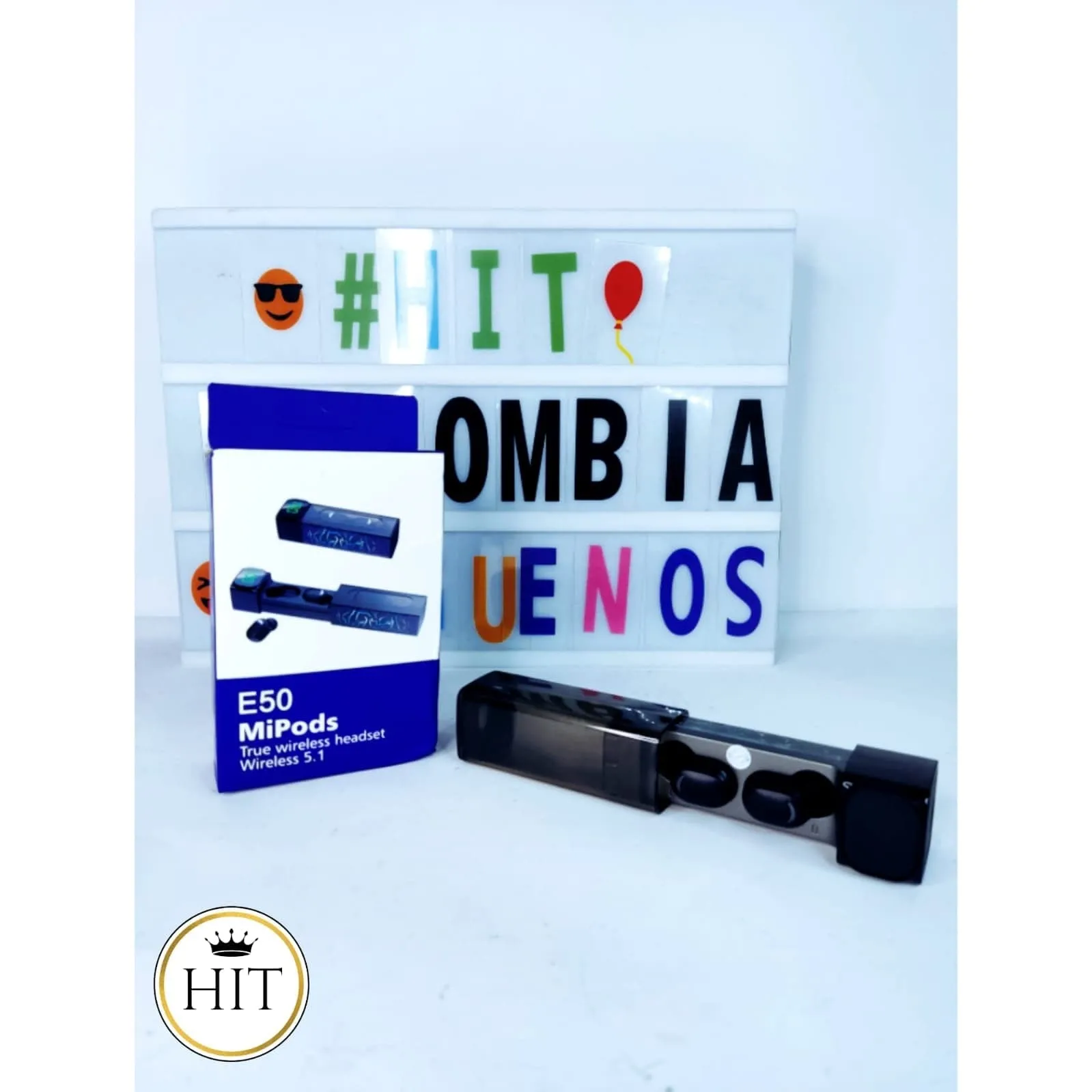 Audífonos Bluetooth E50 MIPODS Con Pantalla