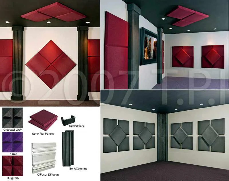 Auralex - SonoFlat Systems - SFS112 (Burgundy)