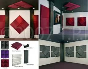 Auralex - SonoFlat Systems - SFS184 (Burgundy)