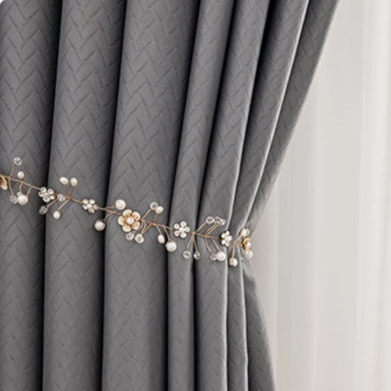 Aviana Embossed Diamond Custom Blackout Curtain