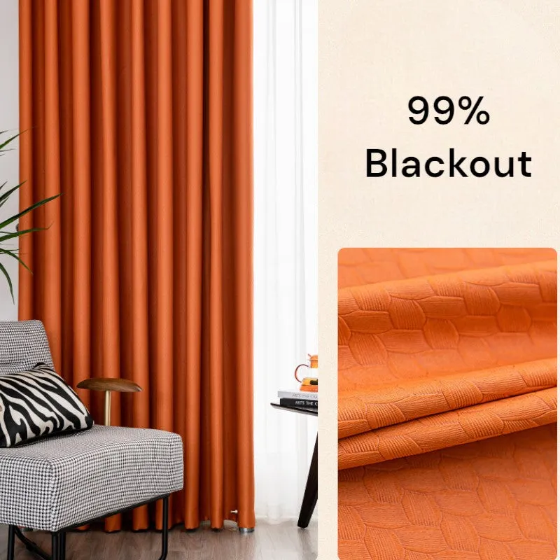 Aviana Embossed Diamond Custom Blackout Curtain