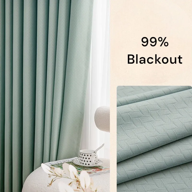 Aviana Embossed Diamond Custom Blackout Curtain