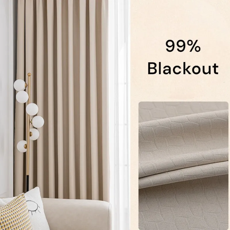 Aviana Embossed Diamond Custom Blackout Curtain