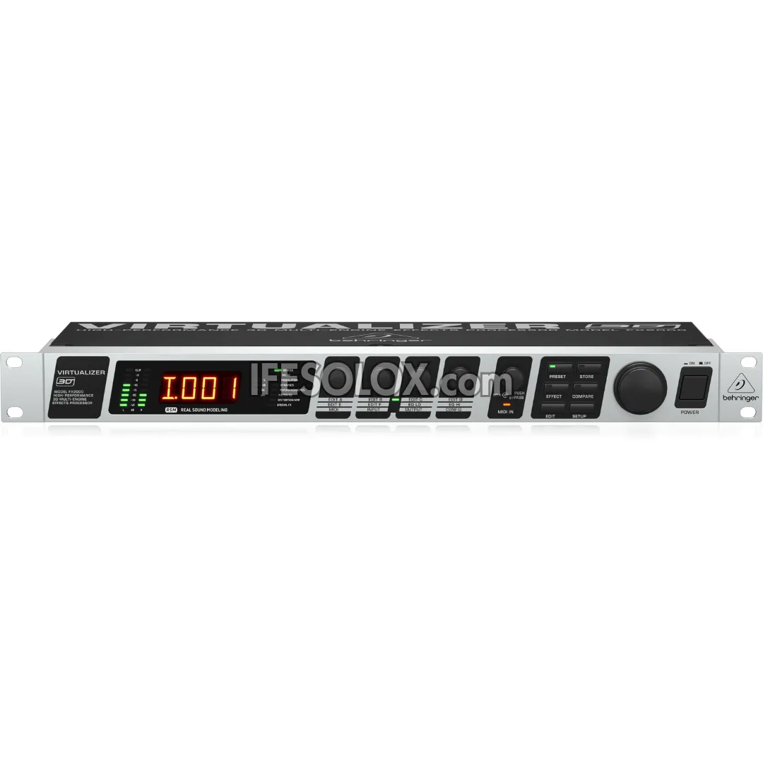 Behringer VIRTUALIZER 3D FX2000 High Performance 3D Multi-Engine Effects Processor - Brand New