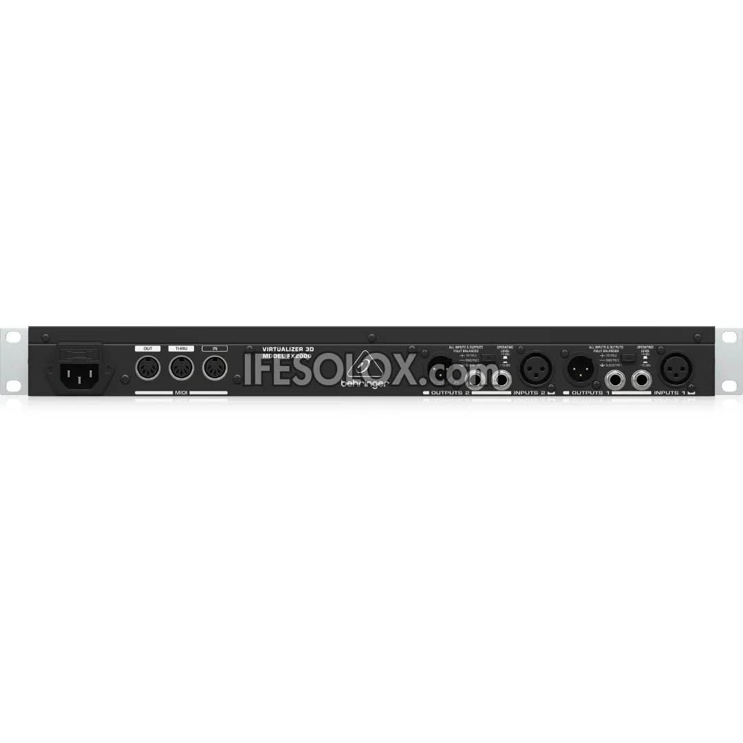 Behringer VIRTUALIZER 3D FX2000 High Performance 3D Multi-Engine Effects Processor - Brand New
