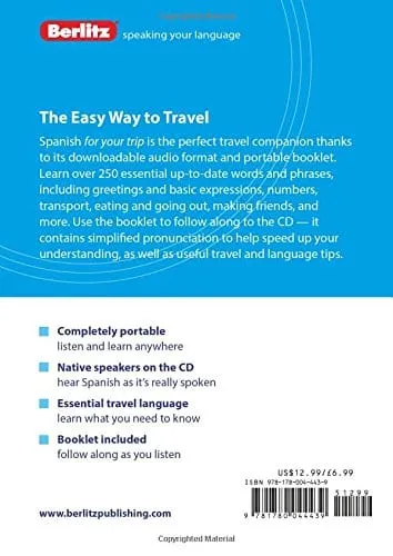Berlitz: Berlitz Language: Spanish for Your Trip [2015]
