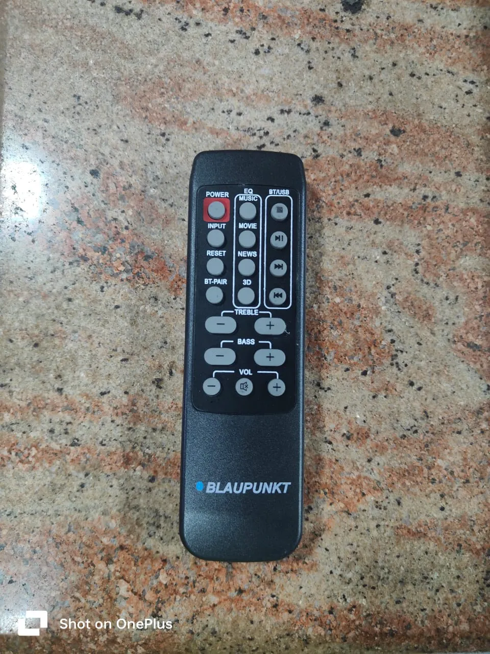 Blaupunkt SBW-01 Dolby Digital Soundbar Home Theaters Remote Control