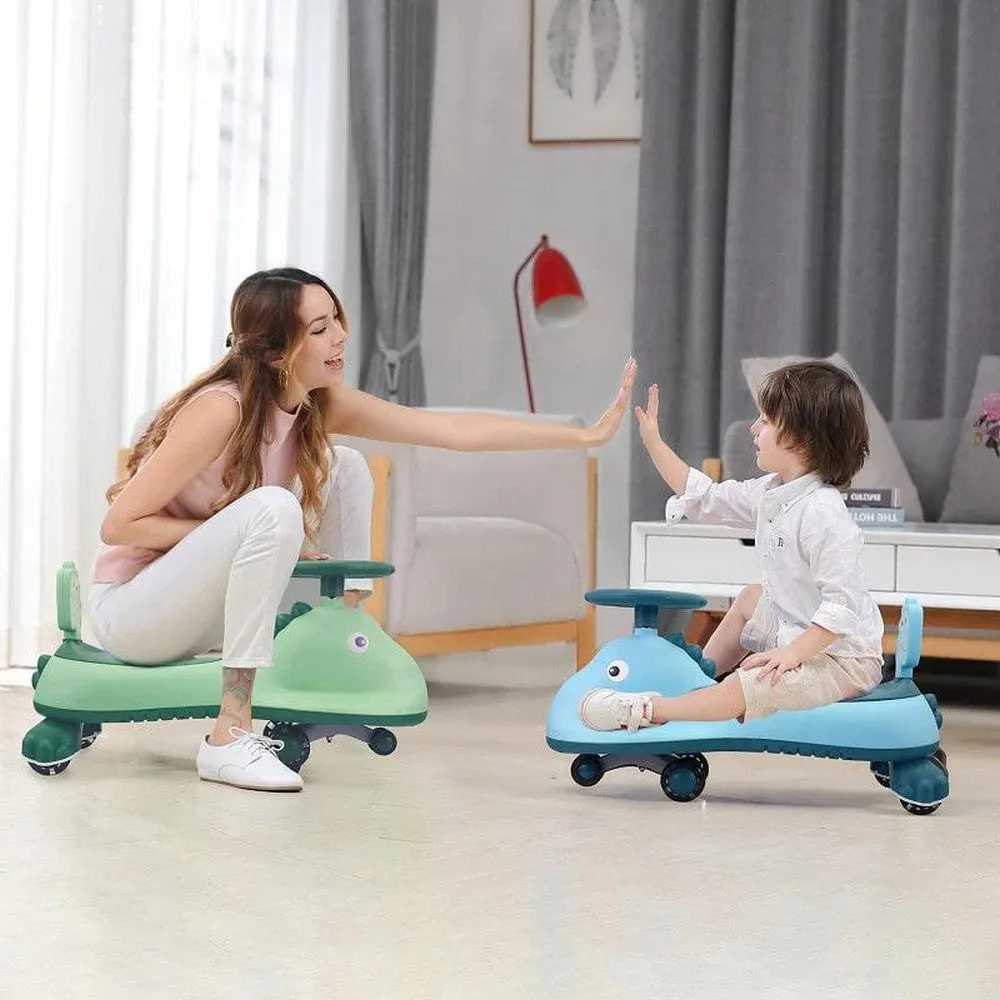 Blue Iya Iya Dino Swing Car