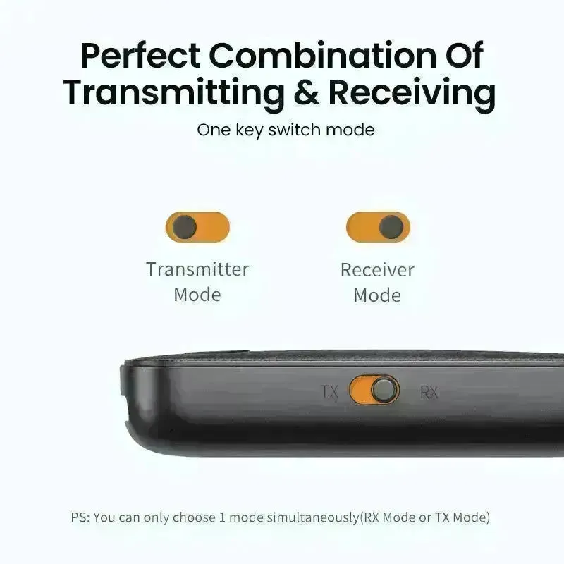 Bluetooth Receiver Transmitter 5.0 Car Aux Line To Audio Adapter