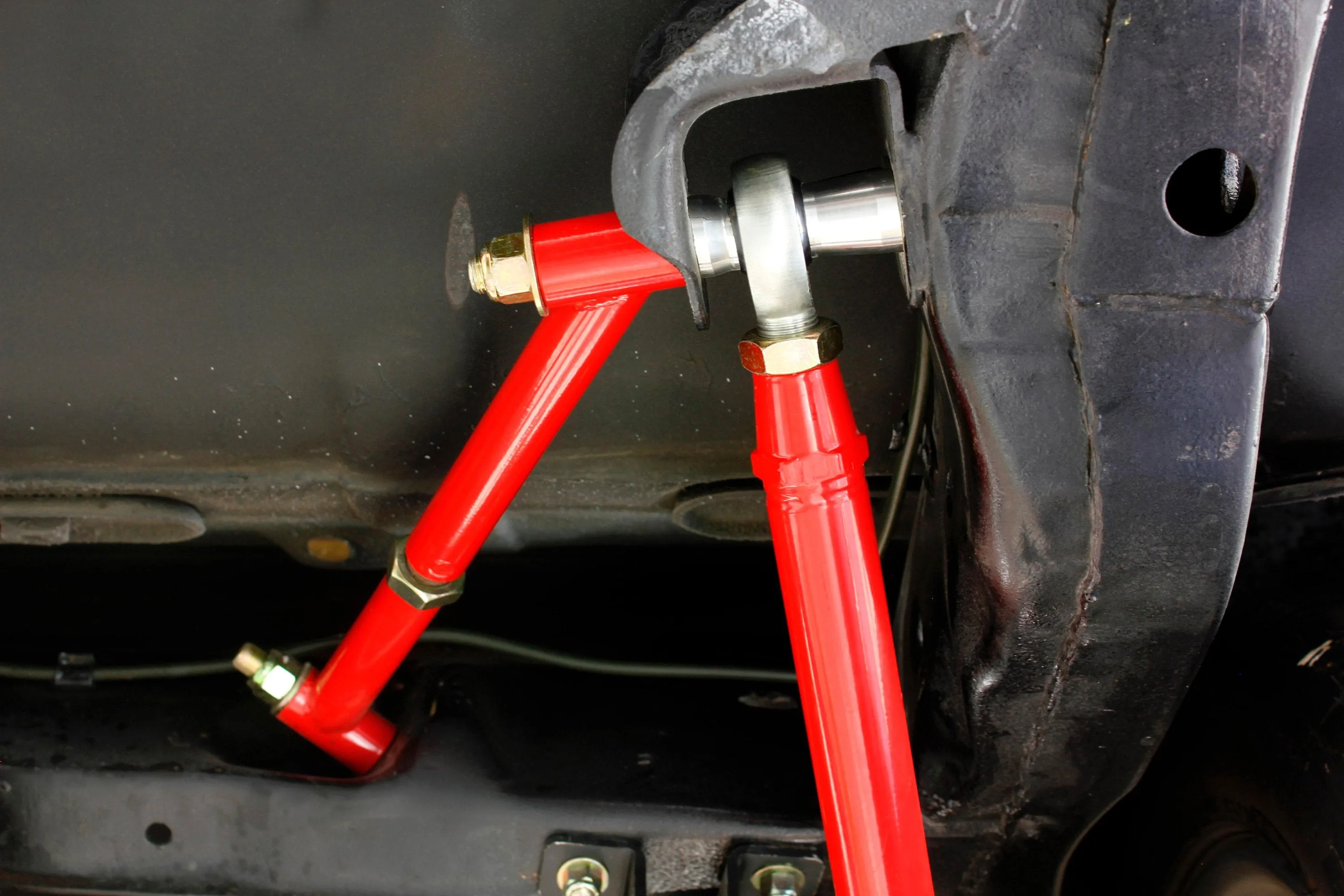 BMR Control Arm Reinforcement Braces Chevy El Camino (64-67) Red or Black
