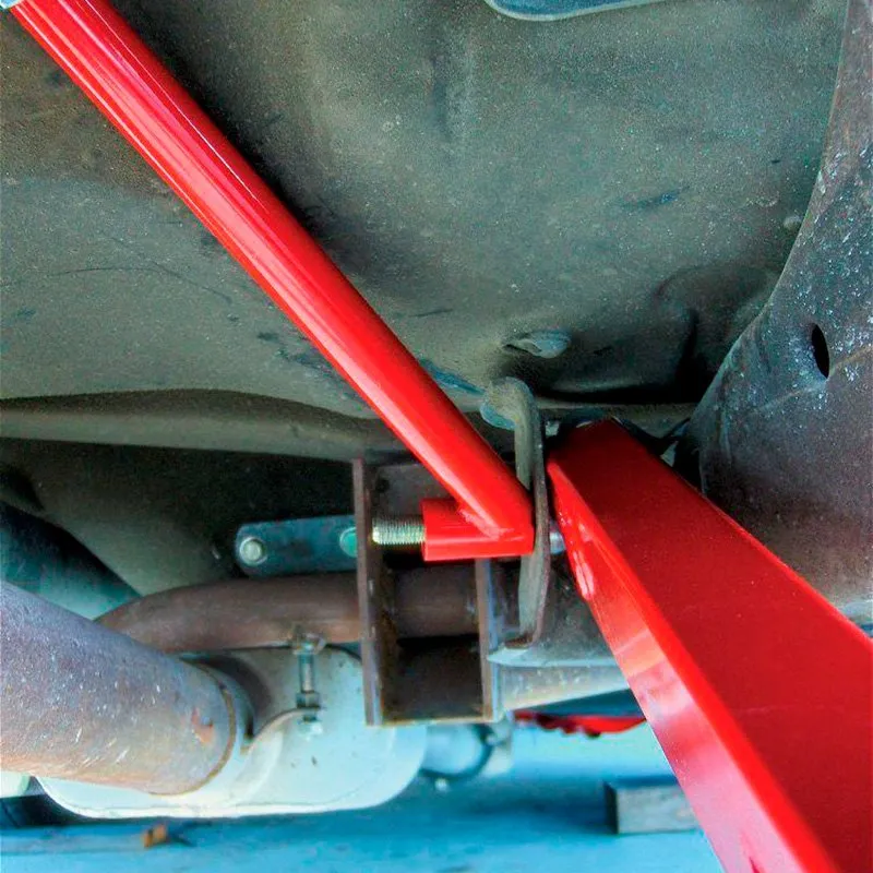 BMR Control Arm Reinforcement Braces Chevy El Camino (64-67) Red or Black