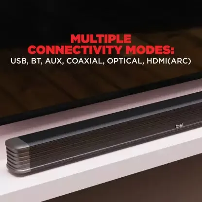 boAt Aavante Bar 1800 | 120W boAt Signature Sound, 2.1 Channel Surroud Sound, Sleek & Premium Design, Entertainment EQ modes